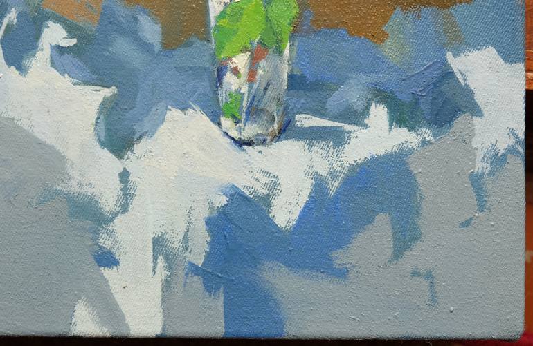 Original Abstract Expressionism Still Life Painting by Pavlo Gryniuk