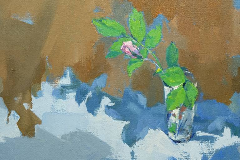 Original Abstract Expressionism Still Life Painting by Pavlo Gryniuk
