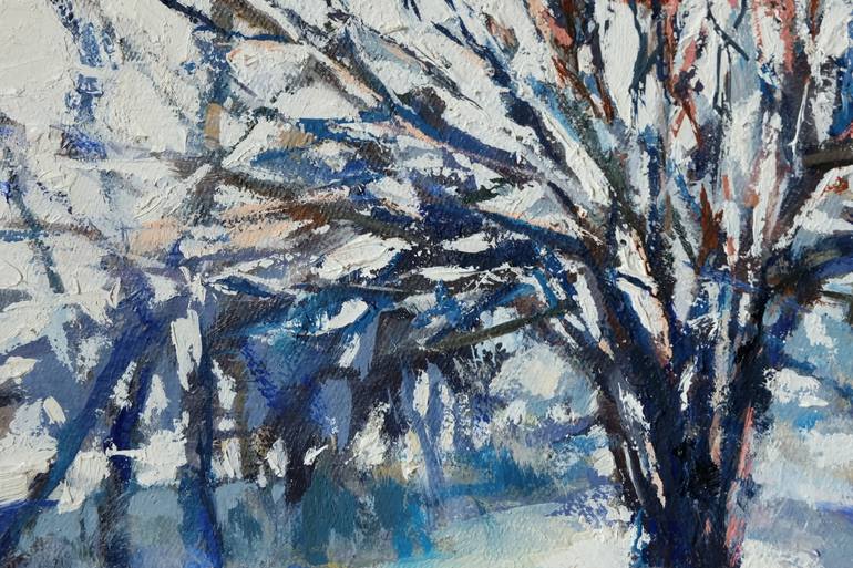Original Impressionism Landscape Painting by Pavlo Gryniuk