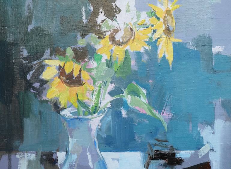 Original Expressionism Still Life Painting by Pavlo Gryniuk