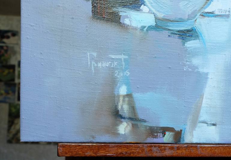 Original Expressionism Still Life Painting by Pavlo Gryniuk