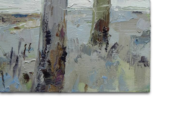 Original Figurative Landscape Painting by Pavlo Gryniuk