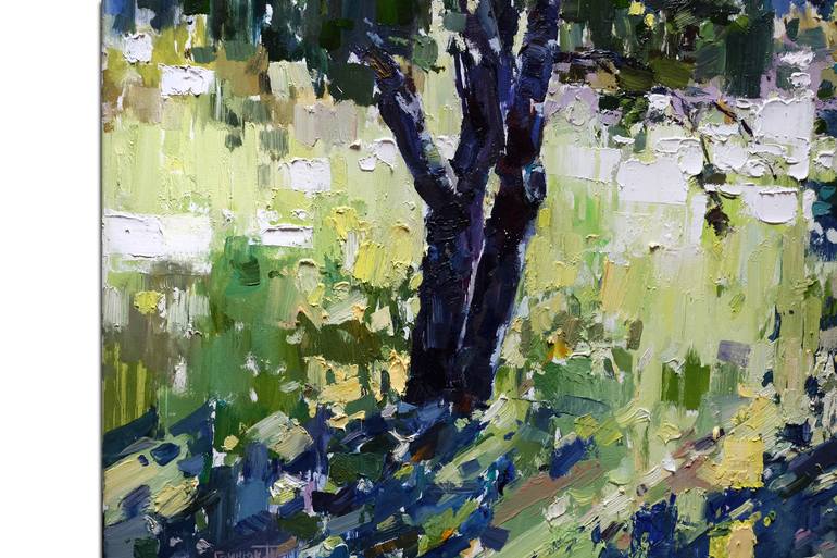 Original Impressionism Nature Painting by Pavlo Gryniuk