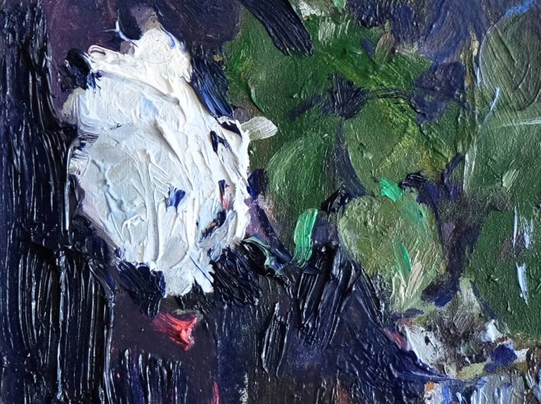 Original Figurative Floral Painting by Pavlo Gryniuk