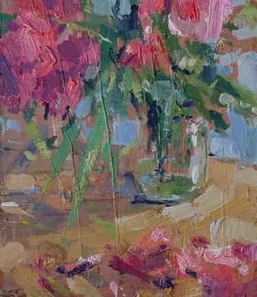 Original Impressionism Floral Paintings by Pavlo Gryniuk