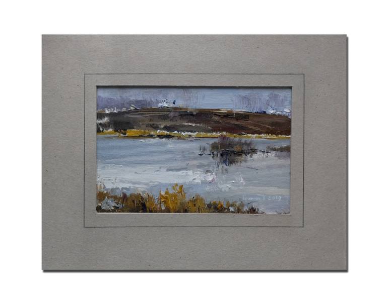 Original Figurative Landscape Painting by Pavlo Gryniuk