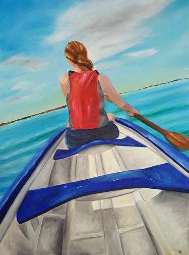 Original Sailboat Paintings by Anisa Neto