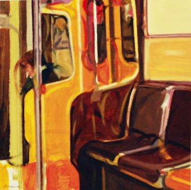 Car Interior Iii Painting By Hillel Kagan Saatchi Art