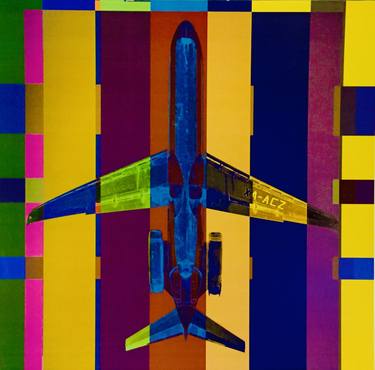 Original Pop Art Airplane Photography by Arthur Rodrigues
