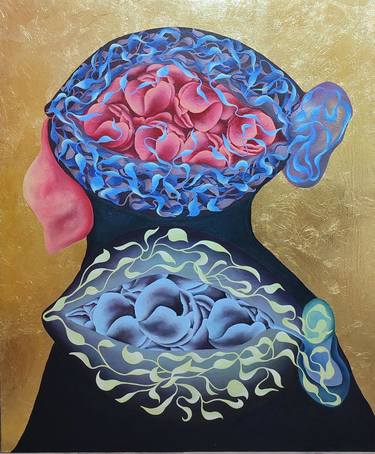 Original Classicism Abstract Painting by Ting Tan-Mayershofer