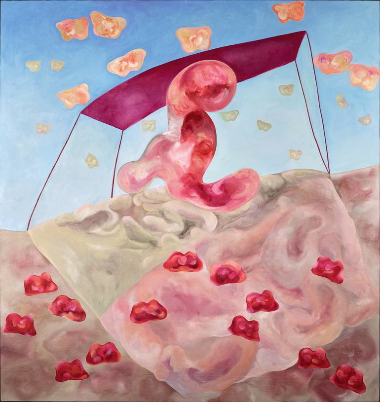Original Figurative Abstract Painting by Ting Tan-Mayershofer