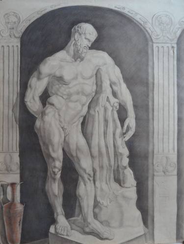 Print of Classical mythology Drawings by Andrii Akhtyrskyi