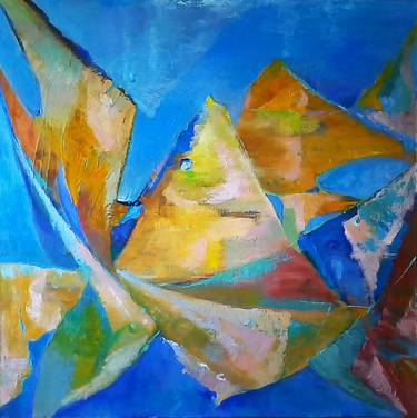 Original Abstract Paintings by Andrii Akhtyrskyi