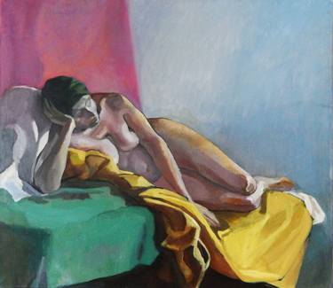 Original Realism Nude Paintings by Andrii Akhtyrskyi