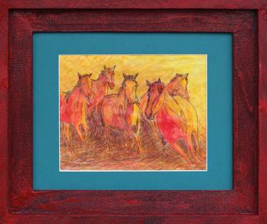Original Figurative Animal Painting by Bertram Poole