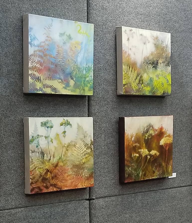 Original Impressionism Landscape Painting by Halina Wyluda Kazmierczak