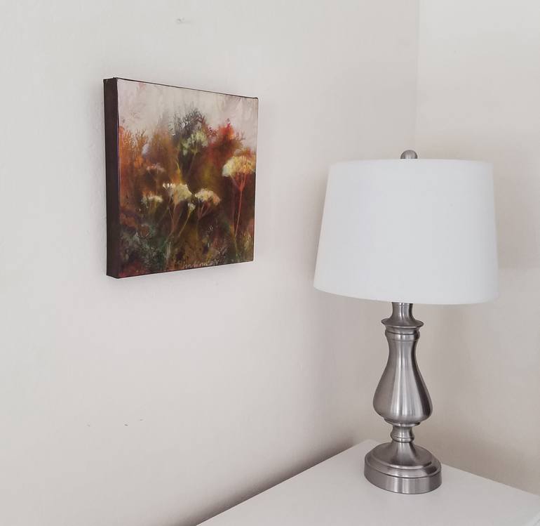 Original Abstract Expressionism Landscape Painting by Halina Wyluda Kazmierczak