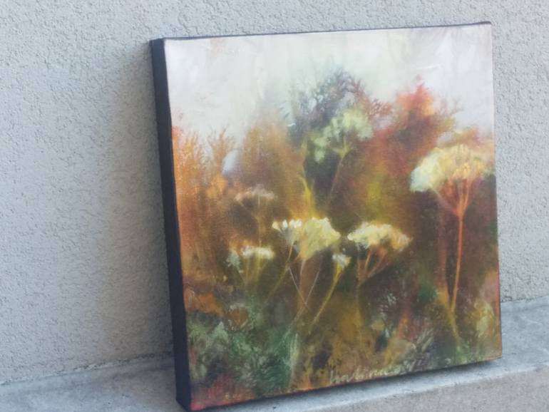 Original Abstract Expressionism Landscape Painting by Halina Wyluda Kazmierczak