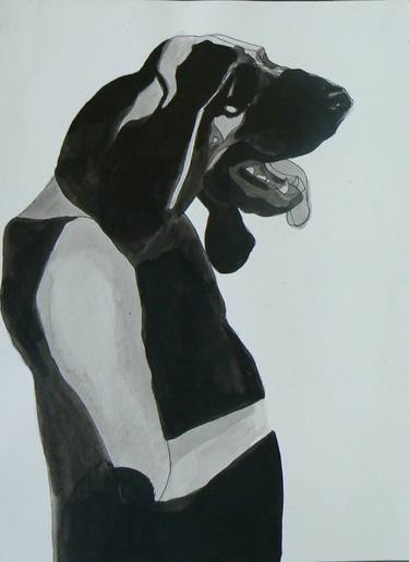 Original Figurative Animal Drawings by Ramos Laetitia
