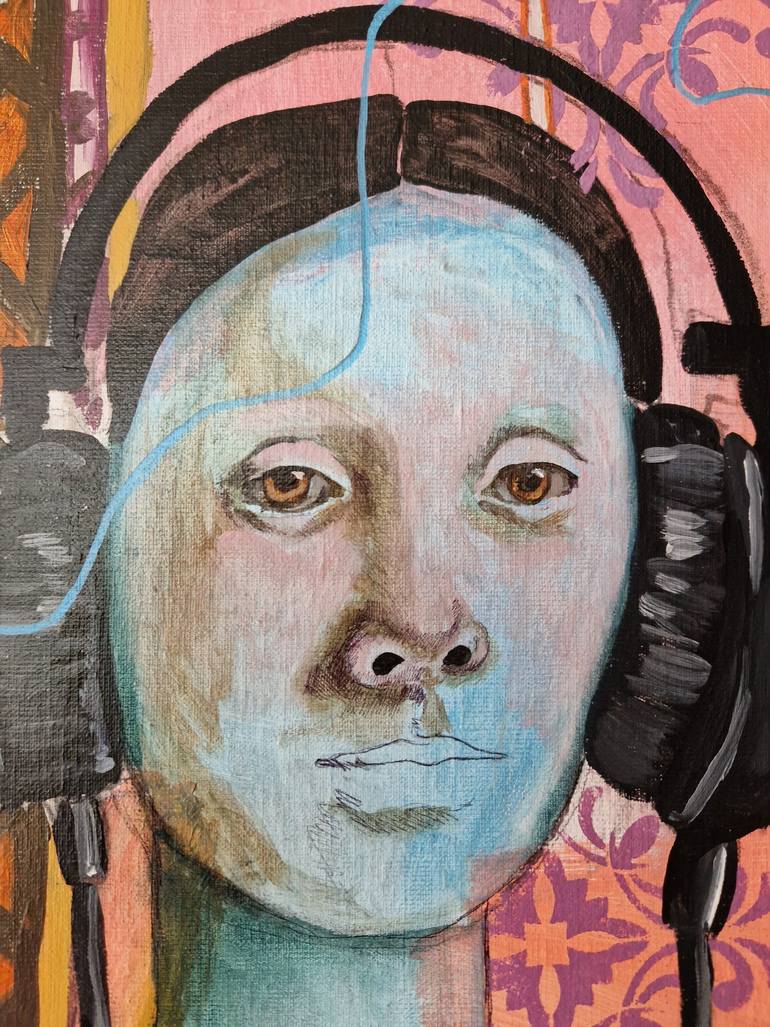 Original Figurative People Painting by Romy Van Rijckevorsel