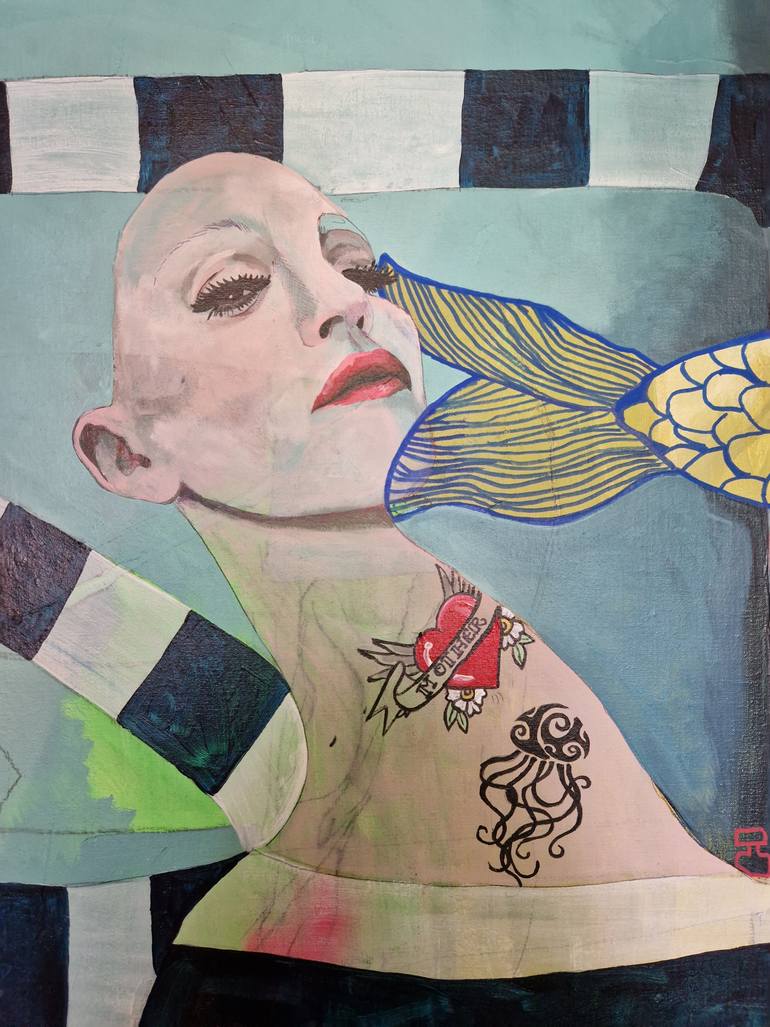 Original Portraiture People Painting by Romy Van Rijckevorsel