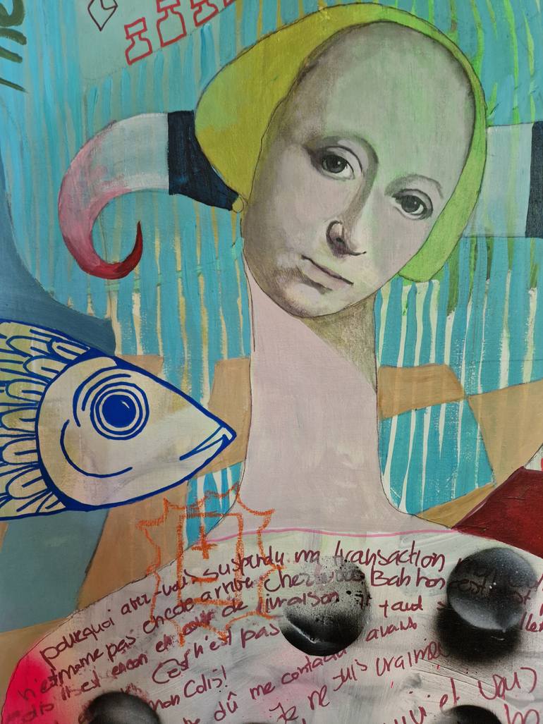 Original Portraiture People Painting by Romy Van Rijckevorsel