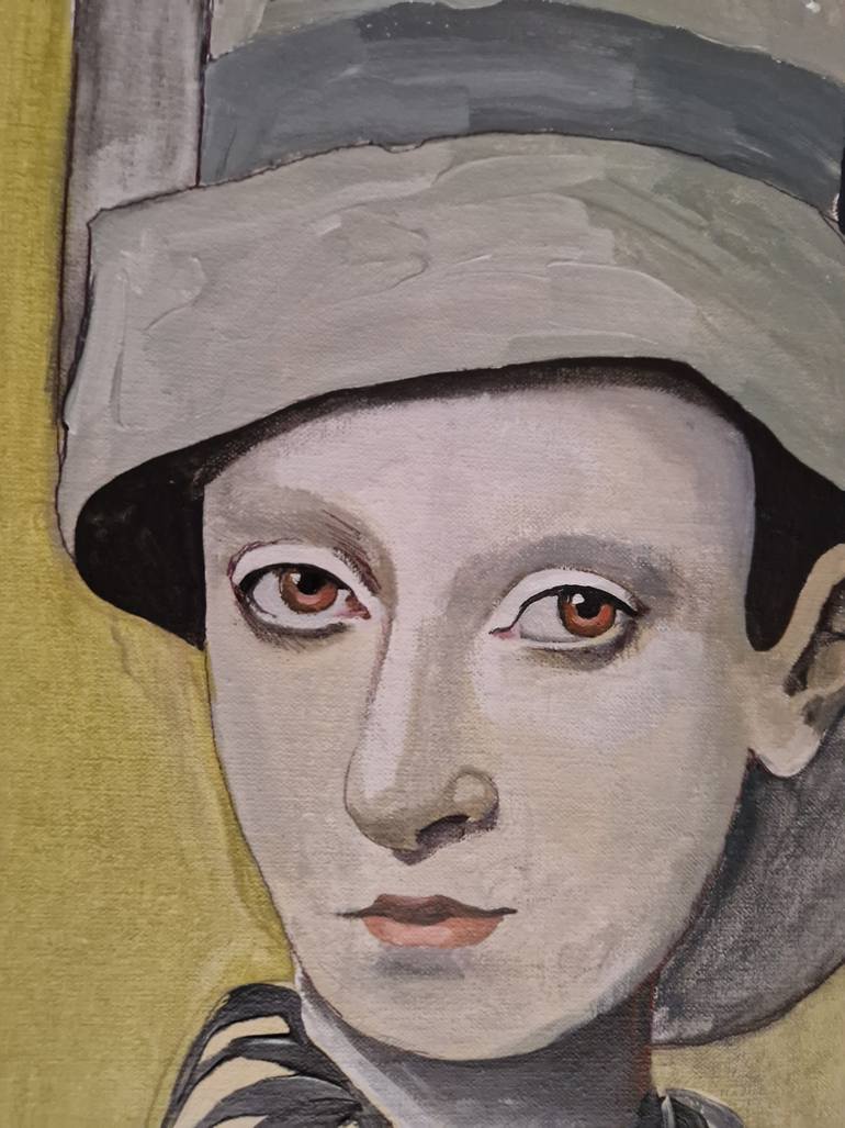 Original Portraiture People Painting by Romy Van Rijckevorsel