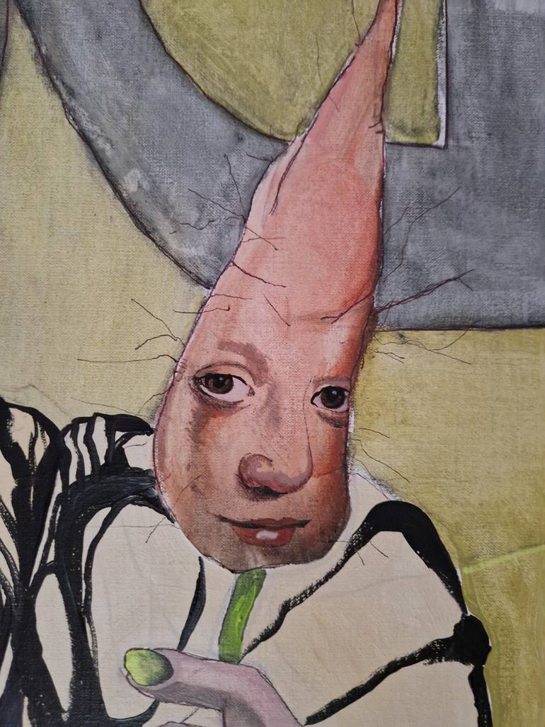 Original Portraiture People Painting by Romy Van Rijckevorsel