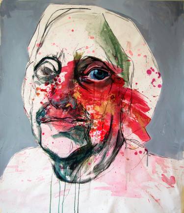 Print of Abstract Portrait Paintings by Romy van Rijckevorsel