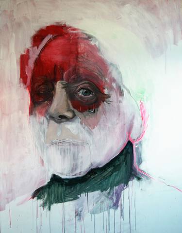 Original Expressionism Portrait Paintings by Romy van Rijckevorsel