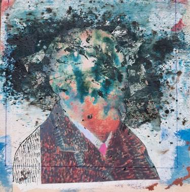 Original Portrait Collage by Romy van Rijckevorsel