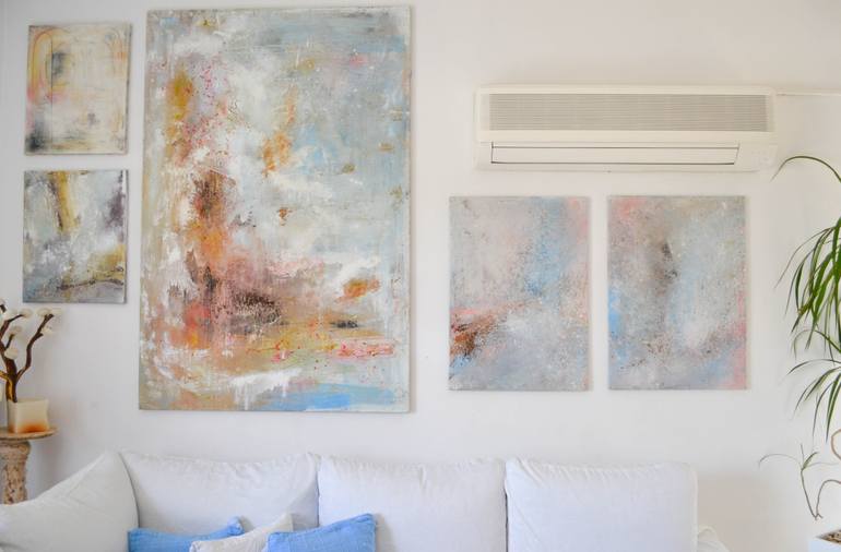 Original Abstract Expressionism Abstract Painting by Nena Stojanovic