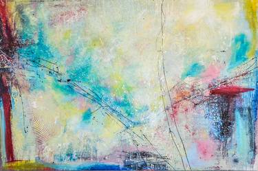 Original Abstract Expressionism Abstract Paintings by Nena Stojanovic