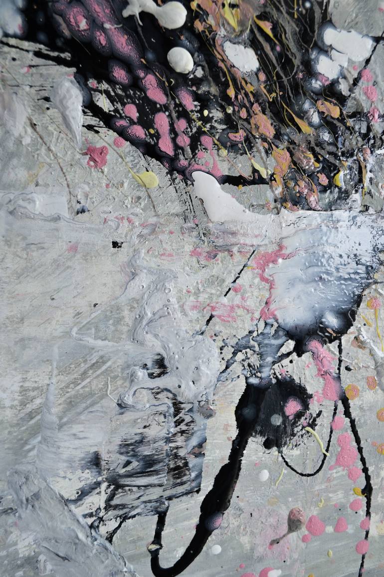 Original Abstract Expressionism Abstract Painting by Nena Stojanovic