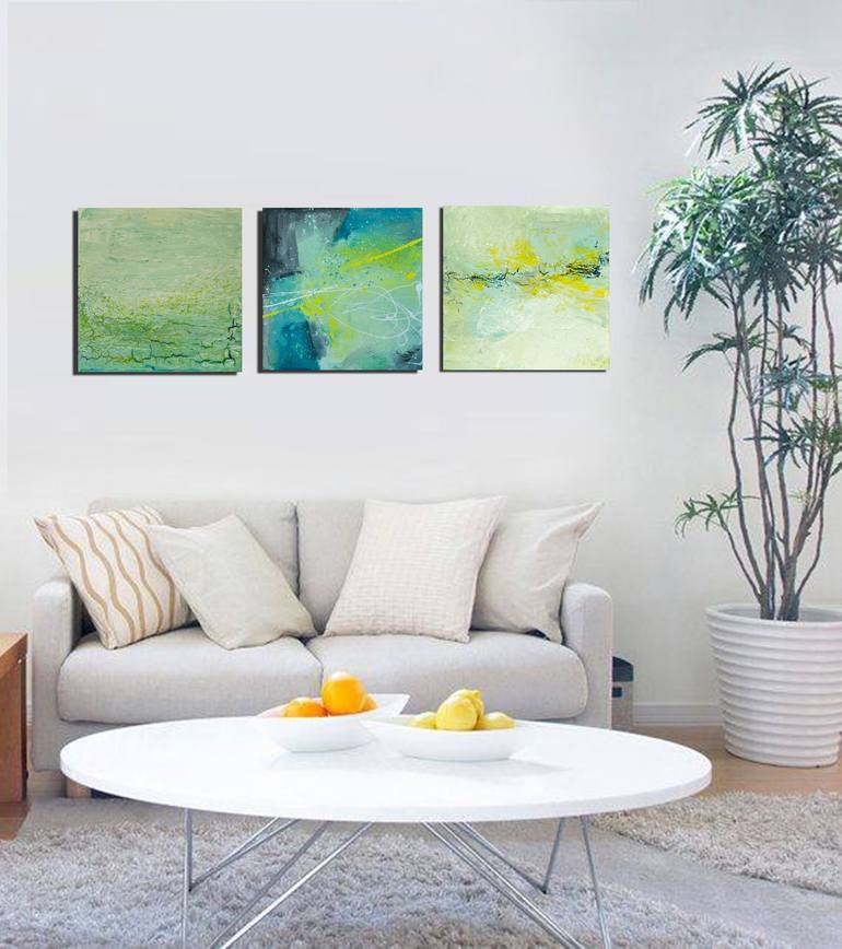 Original Abstract Landscape Painting by Nena Stojanovic