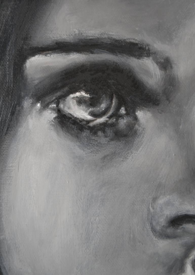 Original Expressionism People Painting by Nena Stojanovic