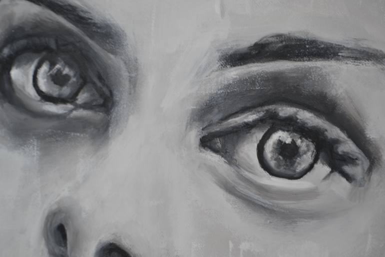 Original Expressionism People Painting by Nena Stojanovic