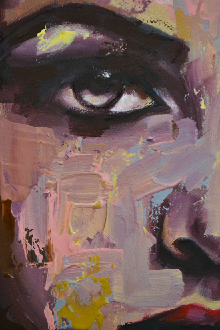 Original Abstract Expressionism People Painting by Nena Stojanovic