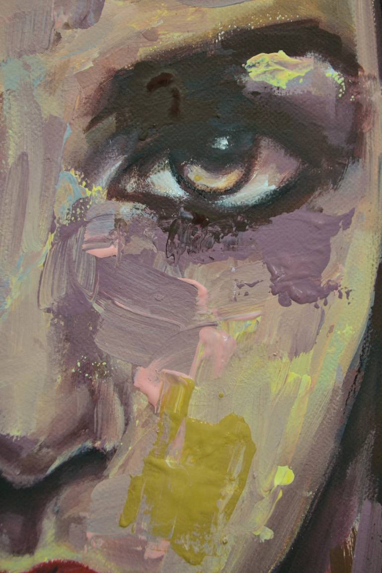 Original Abstract Expressionism People Painting by Nena Stojanovic