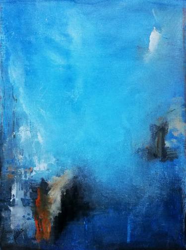 Original Abstract Expressionism Abstract Paintings by Nena Stojanovic