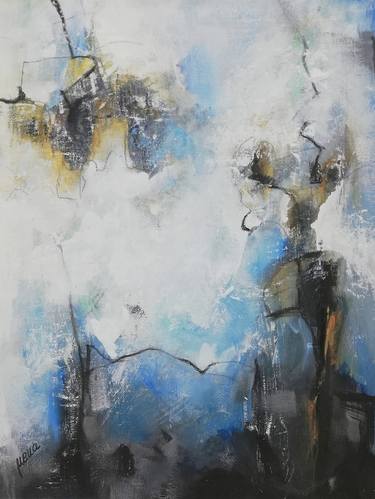 Original Abstract Expressionism Abstract Paintings by Nena Stojanovic