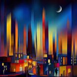 at night by Josh Adamski