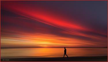 Original Abstract Expressionism Beach Digital by Josh Adamski