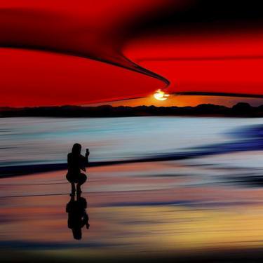 Print of Abstract Expressionism Beach Digital by Josh Adamski