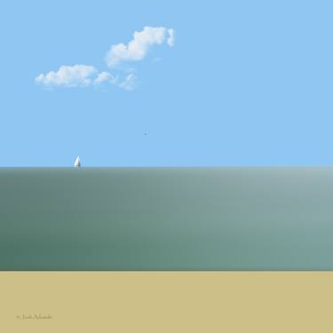 Print of Seascape Digital by Josh Adamski