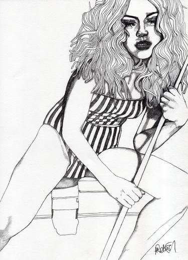 Print of Realism Fashion Drawings by Paul Nelson-Esch