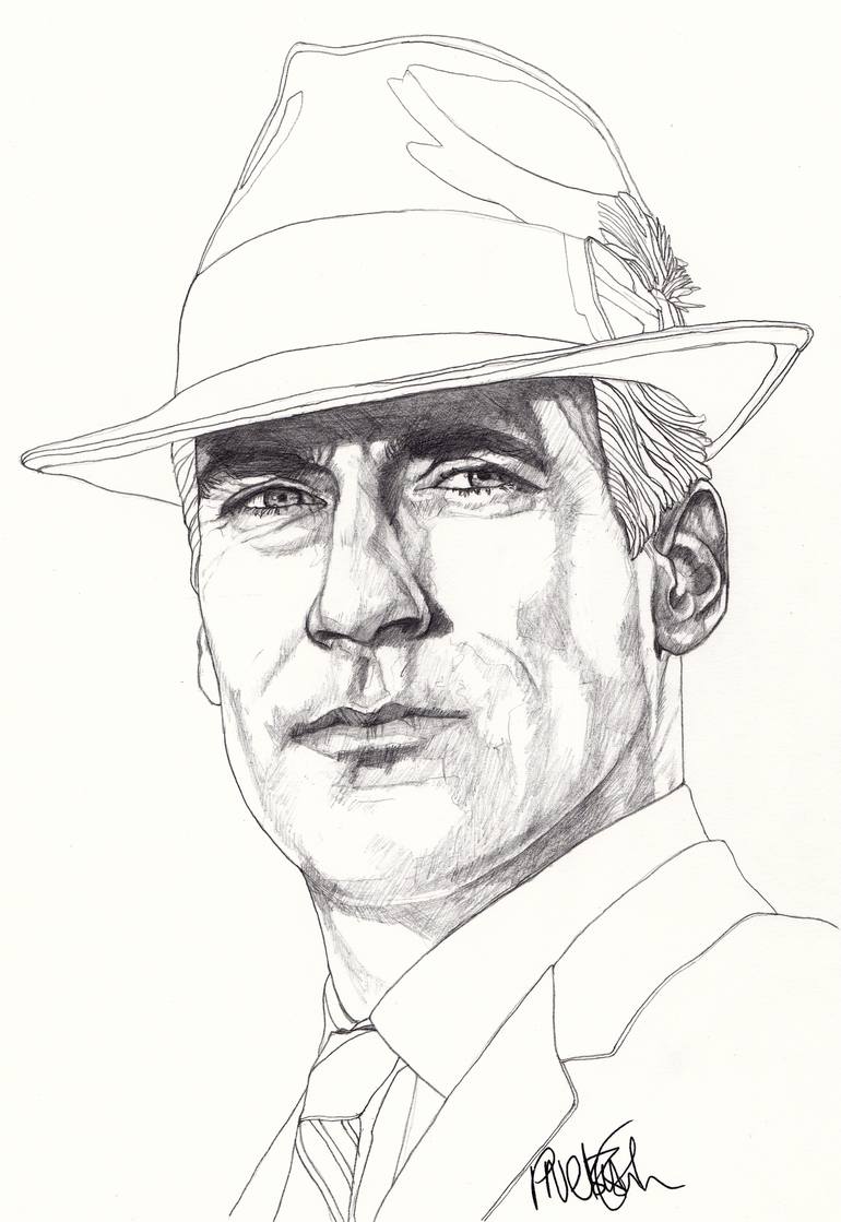 Mad Men Drawing by Paul Nelson-Esch | Saatchi Art