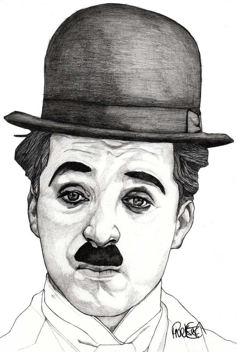 Charlie Chaplin Art Illustration Artists Thesweet Cafe