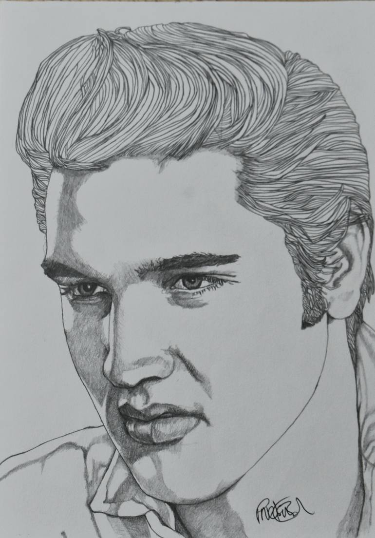 Original Illustration Pop Culture/Celebrity Drawing by Paul Nelson-Esch
