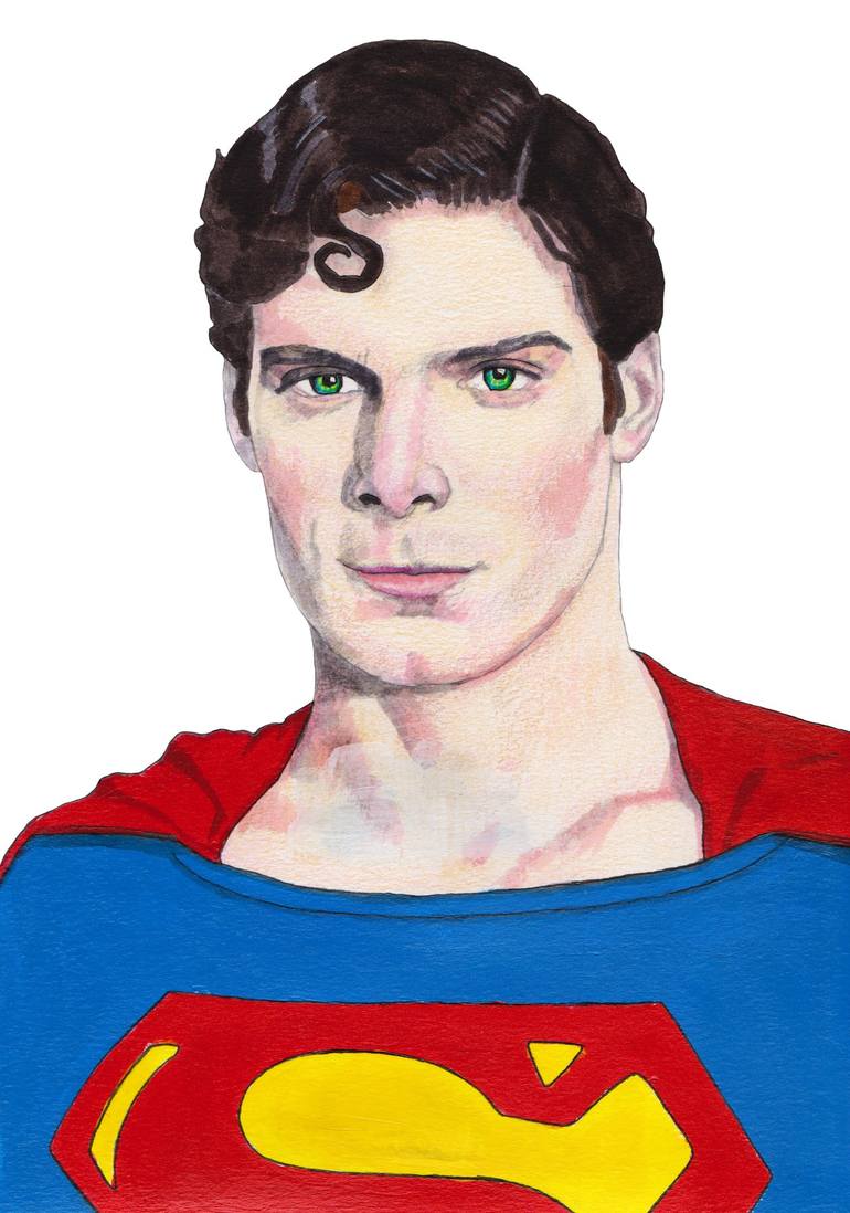 Christopher Reeve Drawing by Paul NelsonEsch Saatchi Art